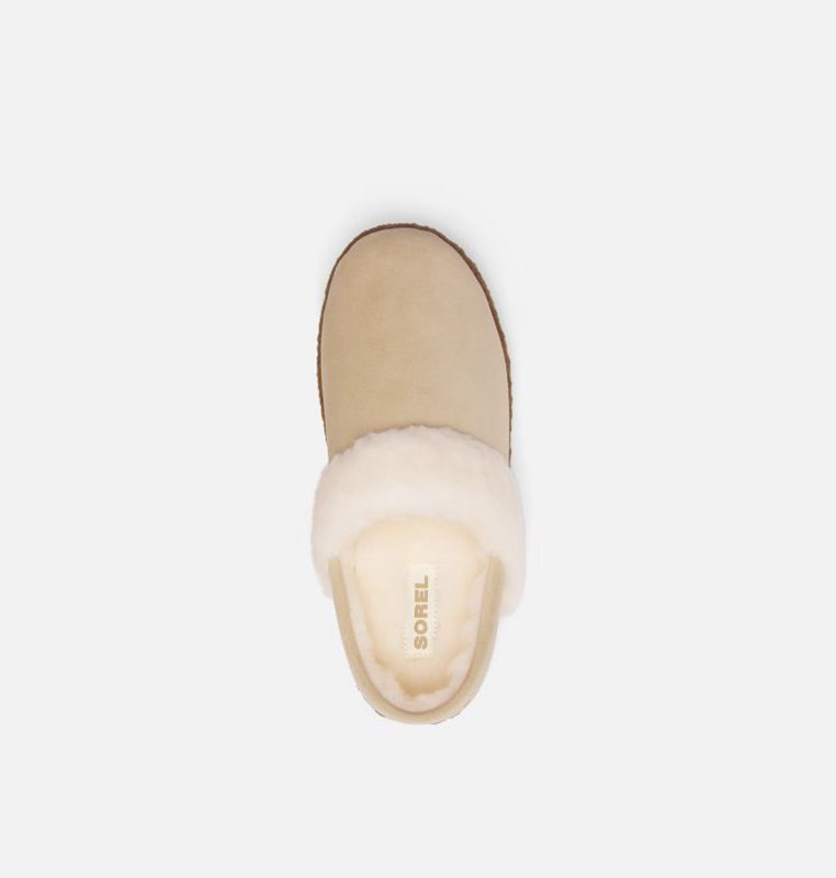 Womens Slippers Beige - Sorel Nakiska™ II - 890-REXISC